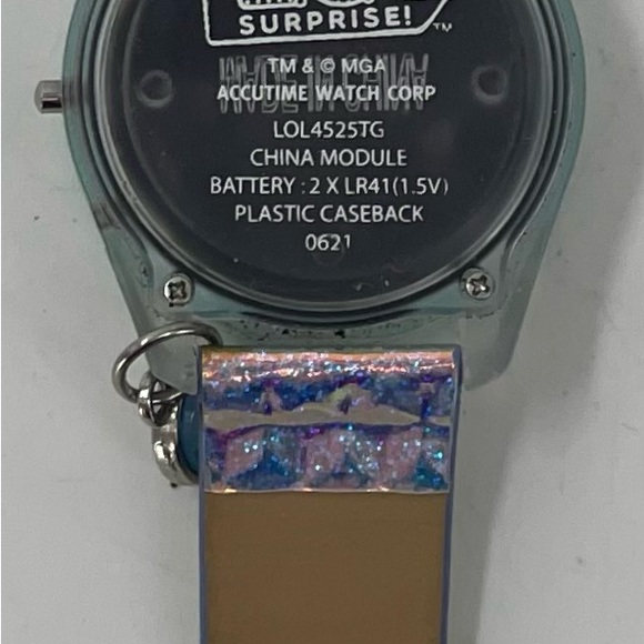 LOL Surprise Digital Light Up Clear Case Translucent Band Watch NWOT - Picture 6 of 9